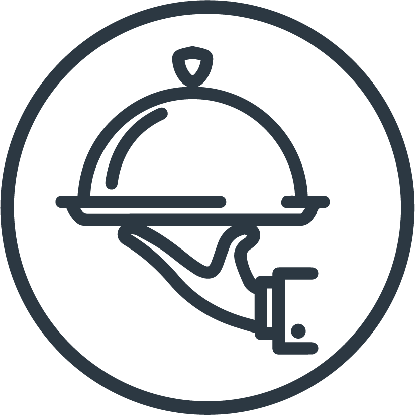 idocatering website  icon - serve dish