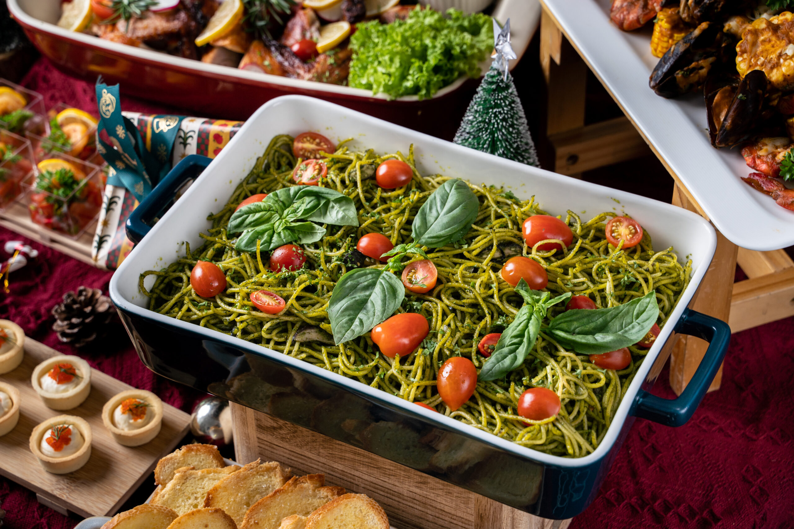 Idocatering's pasta for christmas catering malaysia