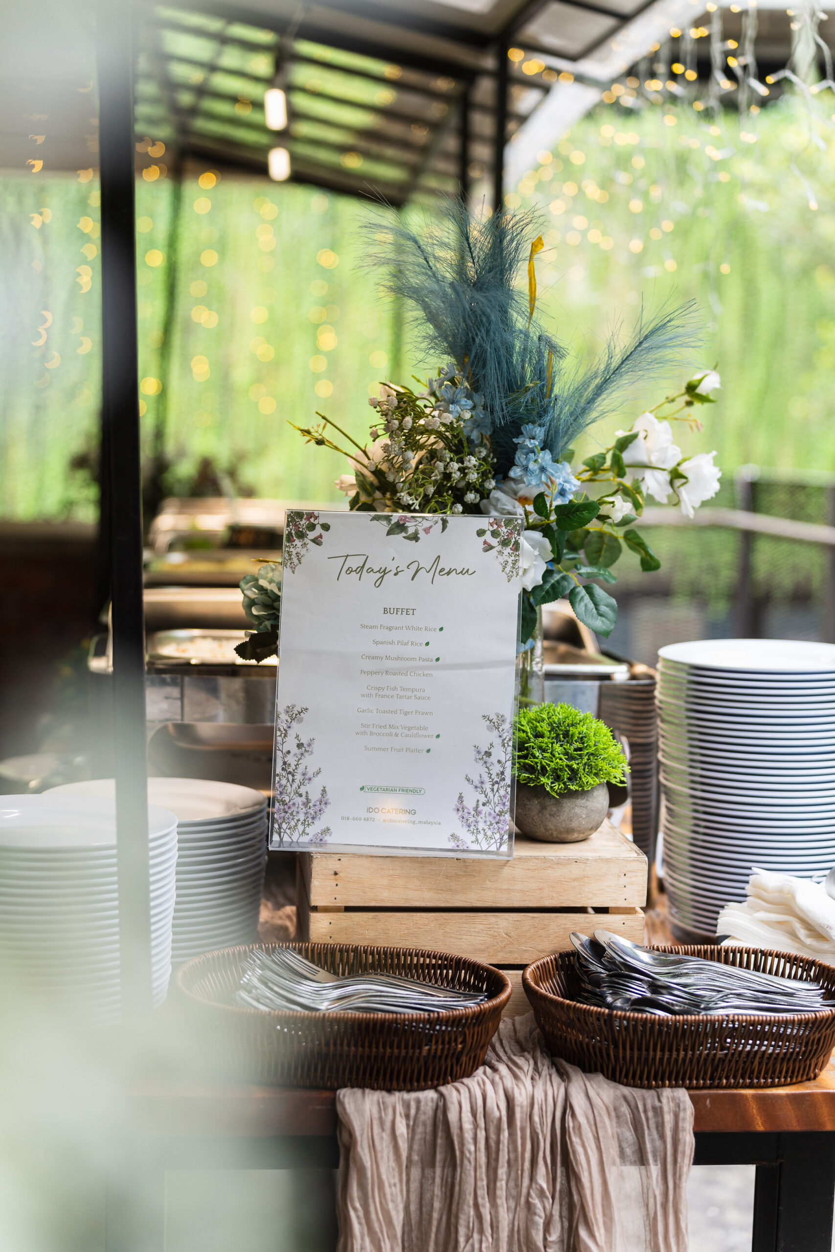 glassbox cyberjaya wedding menu by idocatering 